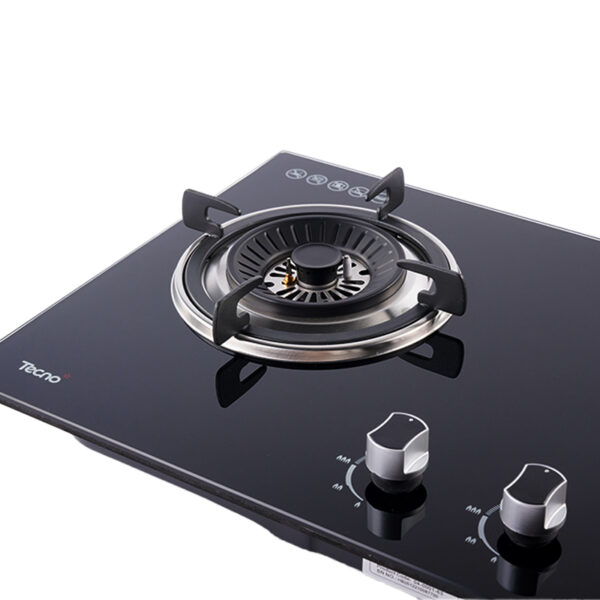 เตาแก๊ส 2 หัวเตา แบบฝังเฟอร์นิเจอร์ Tecnostar รุ่น TNS HB JET GB ขนาด 71 ซม. - Image 5