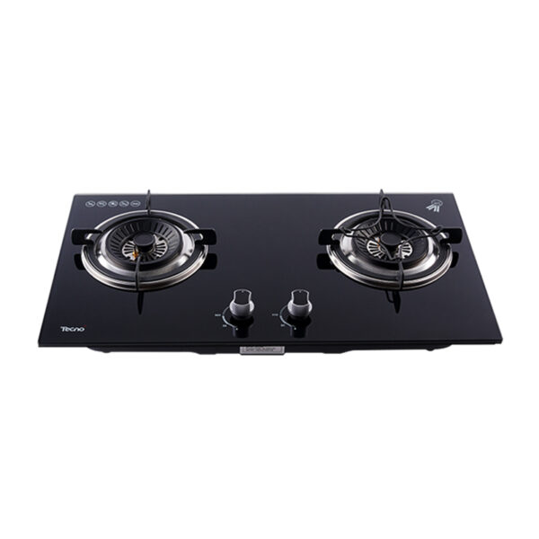 เตาแก๊ส 2 หัวเตา แบบฝังเฟอร์นิเจอร์ Tecnostar รุ่น TNS HB JET GB ขนาด 71 ซม. - Image 2