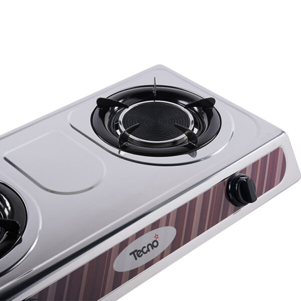 เตาแก๊ส 2 หัวเตา แบบตั้งโต๊ะ Tecnostar รุ่น TNS IR 04 S ขนาด 71 ซม. - Image 4